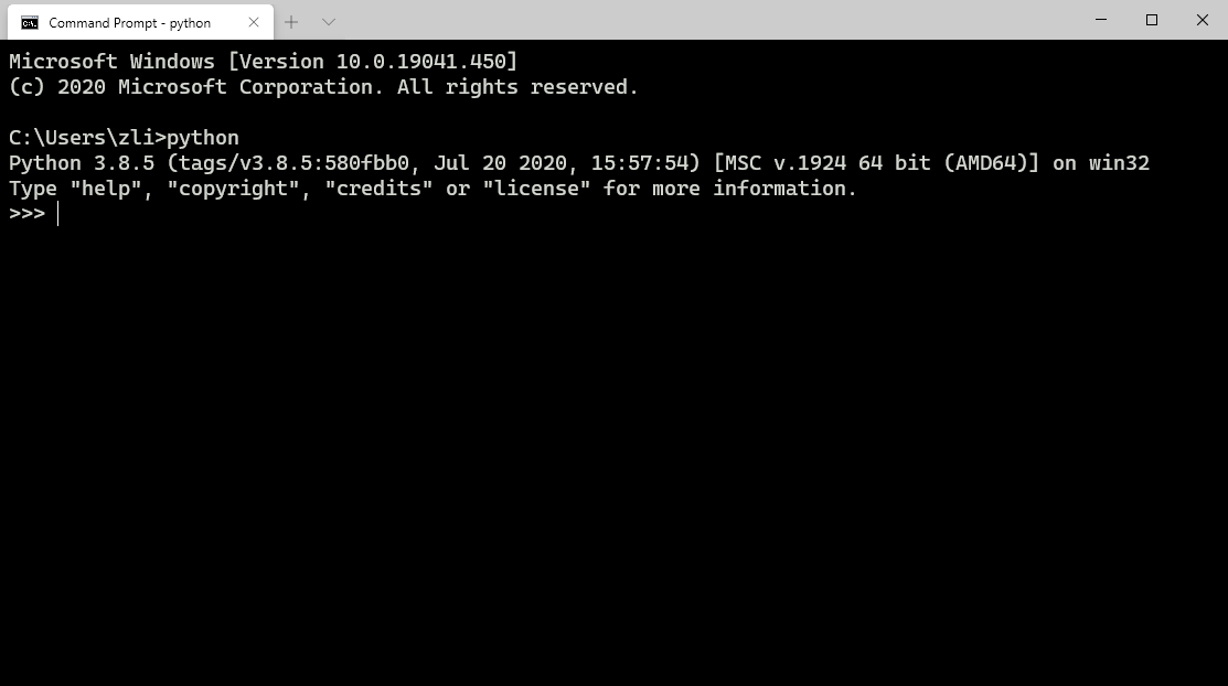Python Prompt